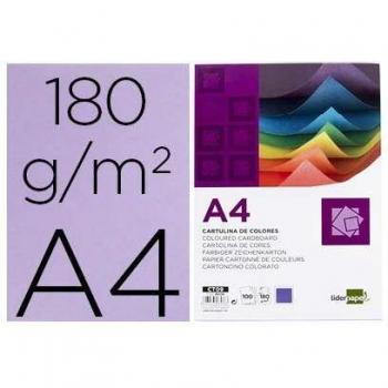 Cartulina A4 180g/m2 Lila (100 pcs)