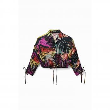 Blusa Fresca a Motivo di Palme