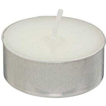 18 Bougies chauffe-plats Hugo H1,5cm blanc