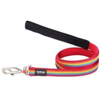 Correa de Perro Red Dingo STYLE RAINBOW 2 x 120 cm