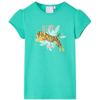 Maglietta da Bambina Verde Menta 104