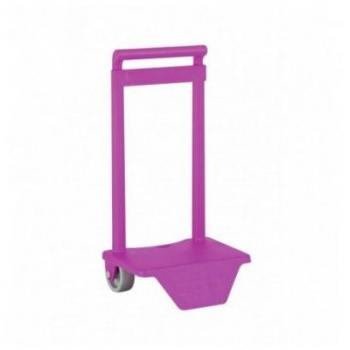Safta Pink Schulrucksack mit Trolley