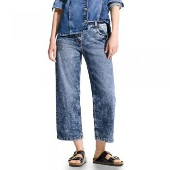 Cecil Damen Loose Fit Jeans in Blau, Größe 29