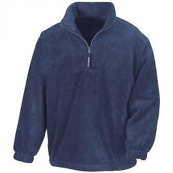 Pull Fleece Résultat R33X Bleu Marine