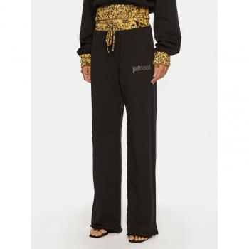 Cavalli Jogginghose Schwarz, Regular Fit – Modell 77PAAE21