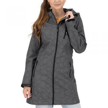 Leichte Softshelljacke mit Kapuze SHELBY LONG