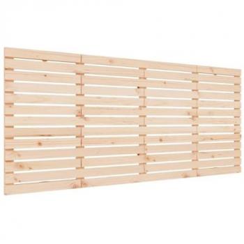 Tête de lit murale 166 × 3 × 91,5 cm – Pin massif, couleur marron