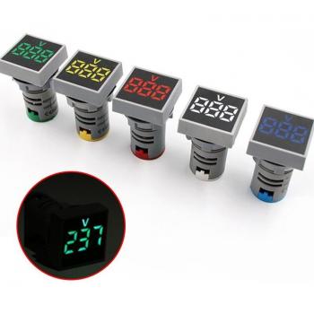 22MM Night Signal Lamp Voltage Meter