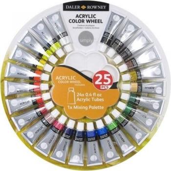 Rueda de Color Acrílico 24 Colores