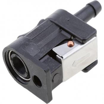 Yamaha Fuel Line Connector Negro – 6 mm Flecha de Manguera