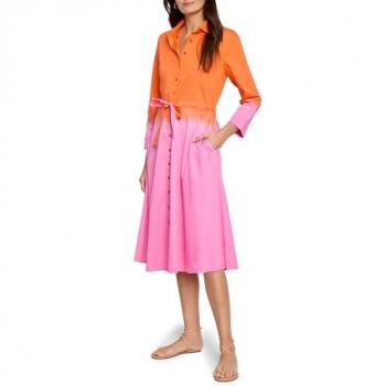 Large Pink Multi‑Shade Ayla Dress