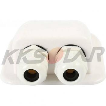 Pasacables ABS Doble para Caravanas y Barcos