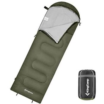KingCamp Decken Schlafsack Oasis 250 -3°C 2,2m Lang&Breit für Sommer Camping