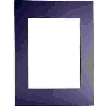 Cornice Walther PA040W con passepartout bianco 20x27 cm