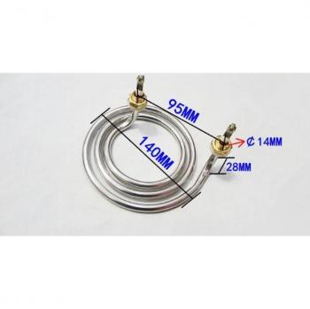 Élément Chauffant Spirale 3 kW – Tuyau de Chauffe‑Eau Circulaire Inox 201/304