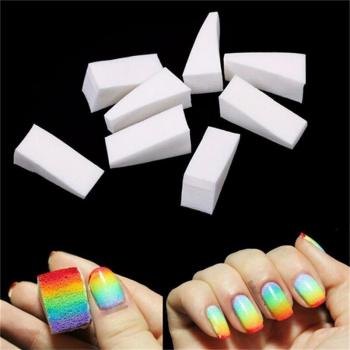 8PCS Nail Tools Gradient Sponge Seal Set