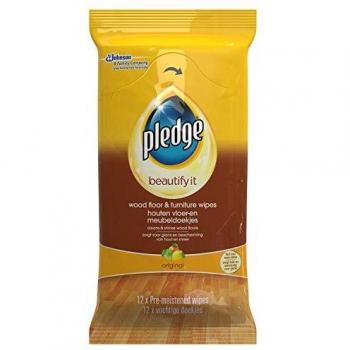 Pledge Lemon Fresh Floor and Surface Cleaner Wipes