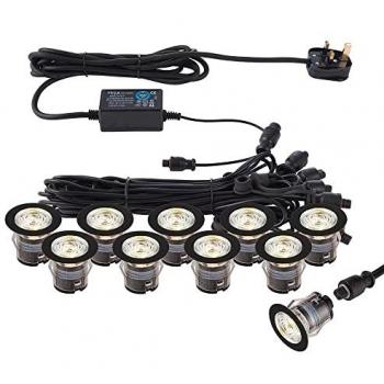 Saxby IkonPRO Lampada Incasso Esterno Led Trasparente 3000/4000 K IP67