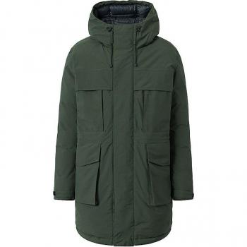 KnowledgeCotton Apparel Wattierte Jacke APEX CANVAS Long Padded Coat – Oliv