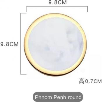 Ceramic Marble Emulation Coaster for Coffee Cups