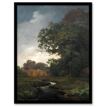 Grayscale Lundbye Landscape, 12W x 16H Framed Art Print