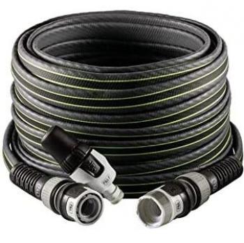 FITT FORCE 5‑8 35 m – Tuyau d'arrosage compact, lance gris à rayures vertes