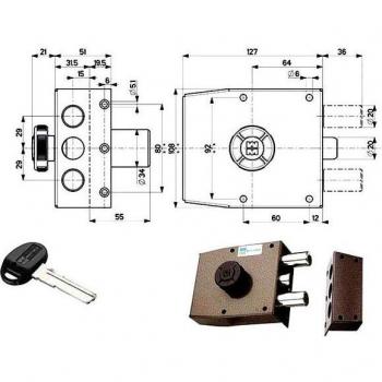 Verrouillage Sic.semplice Dx Pompe 30411 Mottura – version française