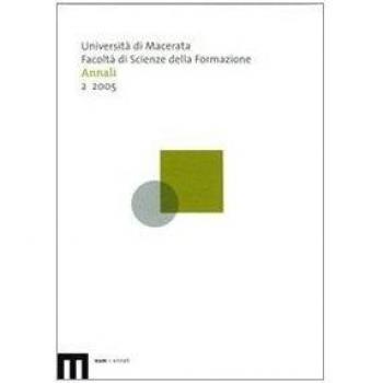 Annali della Facoltà di scienze della formazione dell'Università di Macerata