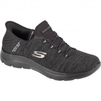 Baskets Noires Skechers Summits Dazzling Haze pour Femmes