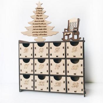 Cajón de Navidad: Calendario Casa Numerada