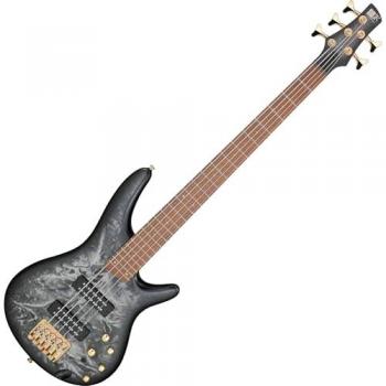 Ibanez SR305EDX 5-String Bass Guitar Black Ice Frozen Matte