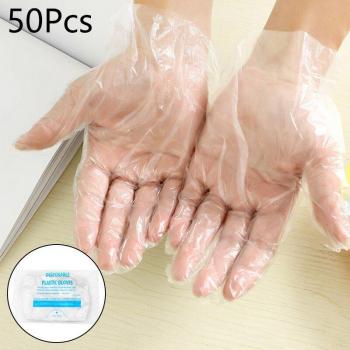 Plastic Food Prep Gloves (100/50PCS)