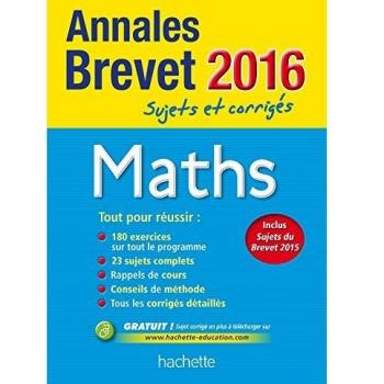 Annales 2016 Maths 3E