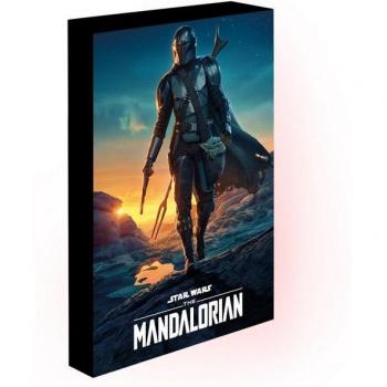 Star Wars The Mandalorian Nachtlicht Canvas 30x40cm