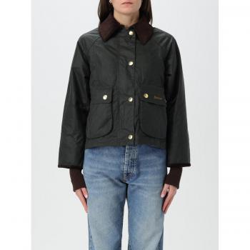 Olive Cropped Beadnell Wachsjacke von Barbour