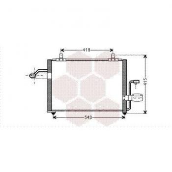 Condensatore Refrigerazione VAN WEZEL 81005084