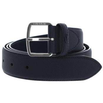Cinturón Lacoste para hombre en lona piqué