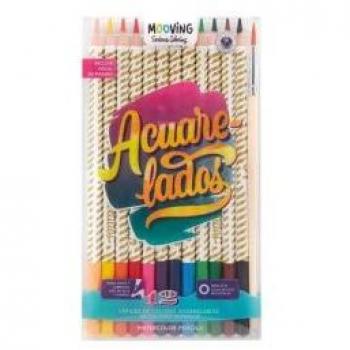 Lápices de Colores Acuarelables Largos x12 Unidades
