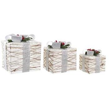 Illuminazione Decorative LED 25x25x28 cm – Pack di 3