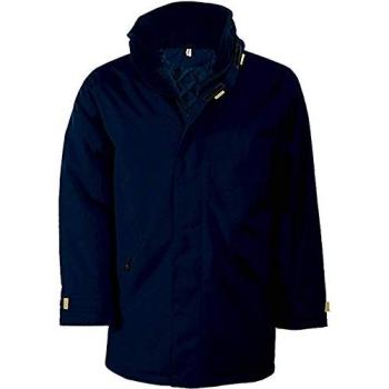 Kariban Herrenparka Blau (XS) – doublure matelassée