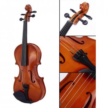 Beginner Violin 1/8 Size Oak Wood