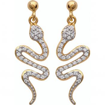 Elegant White Gold Gilded Temptations – 28×10 mm