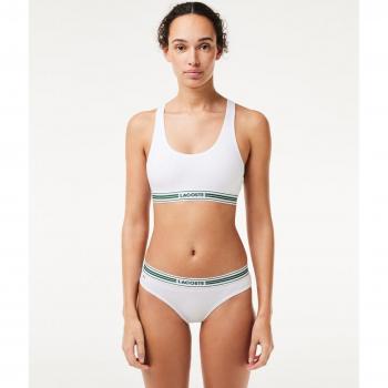 Lacoste Slip XXL Heritage Logo Verde Bianco