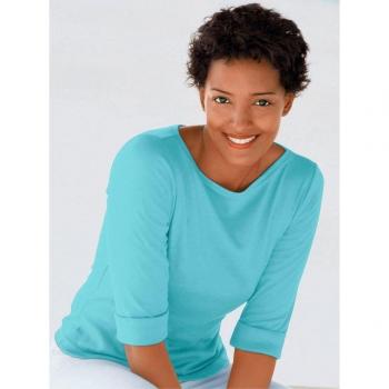 Tenue Casuelle Helline Femme Turquoise Revers