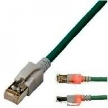 Easylan CS1OTCDCD0070 7 m Turquoise Cat‑6 LED Patch Cord – Dual Boot