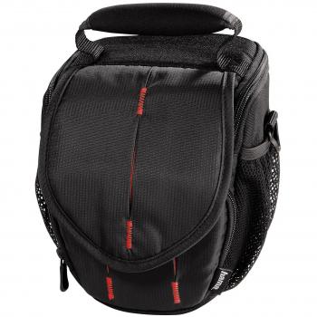 Hama Kameratasche Katoomba 110 Colt, Schwarz/Rot