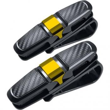 2pcs Sunglasses Holders for Car Sun Visor