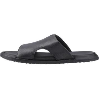 Black Callum Slide Sandals – Hush Puppies, Men’s Leather, Size 9
