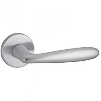 Paire de béquilles carrées 7 mm Luxor, couleur chromée satiné – THIRARD
