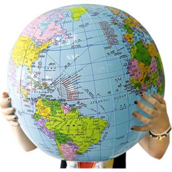 Globe Terrestre Gonflable 54CM